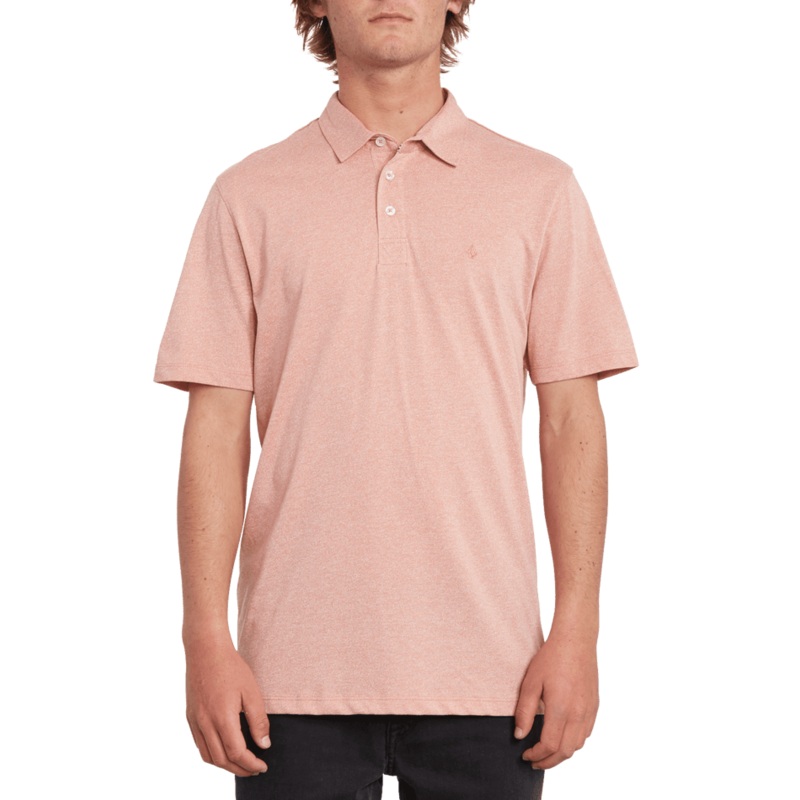 Volcom Wowzer Polo Sandstone|Pink|L