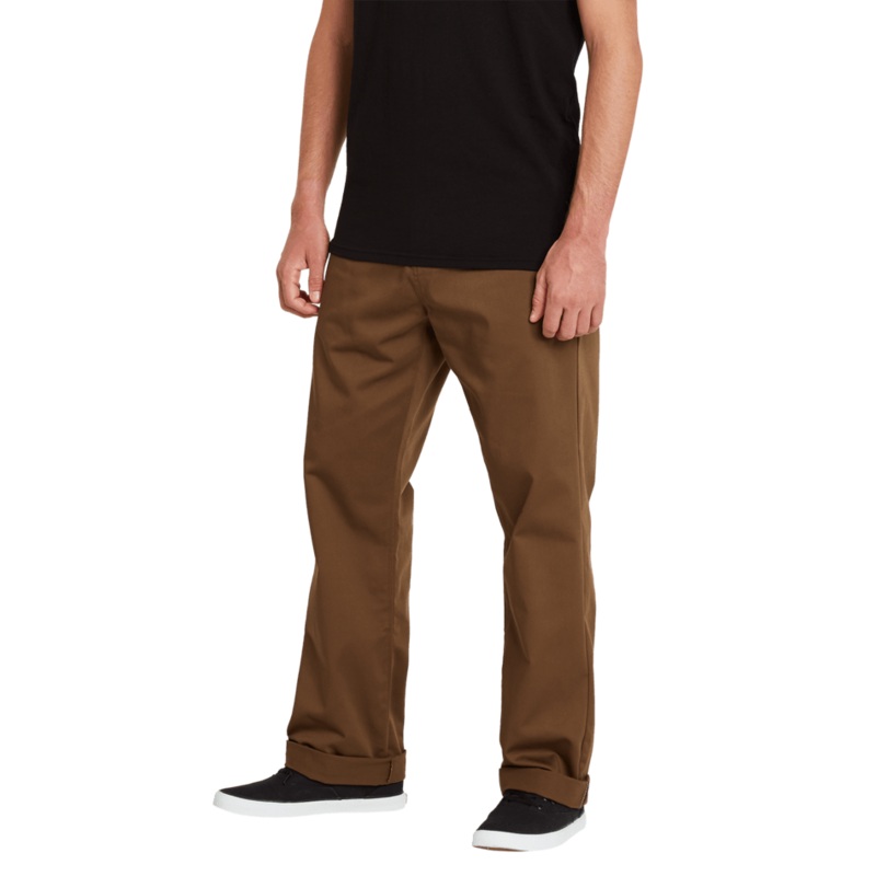 Volcom Frickin Skate Chino Pant Vintage Brown
