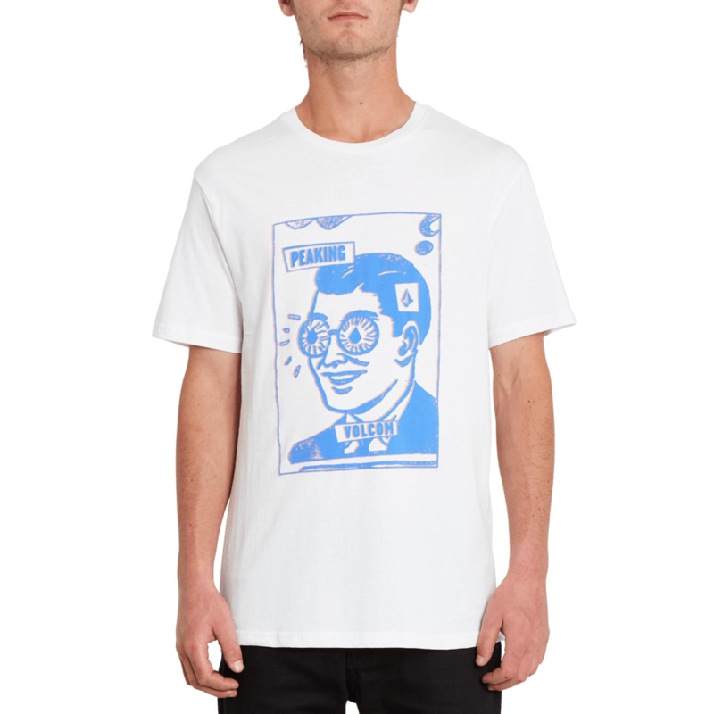 Volcom Peaking Bsc Ss|White|XS