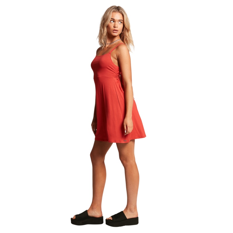 Volcom Easy Babe Dress Rosewood