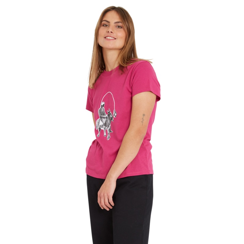Camiseta de mujer Volcom Oldees Tee Acai