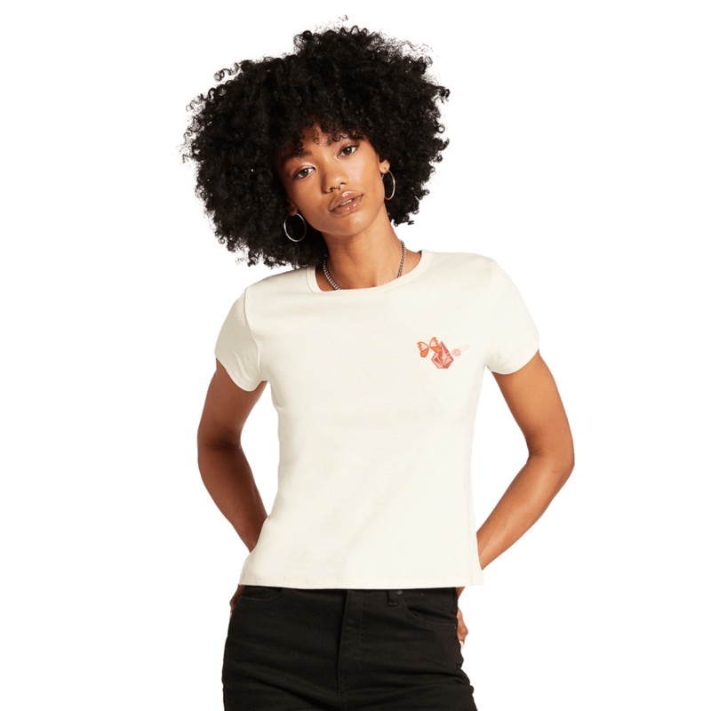 Volcom Harley & J Tee Cloud|White|M|L