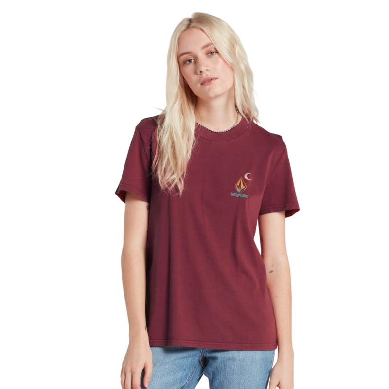 Volcom Lock It Up Tee Bark Brown