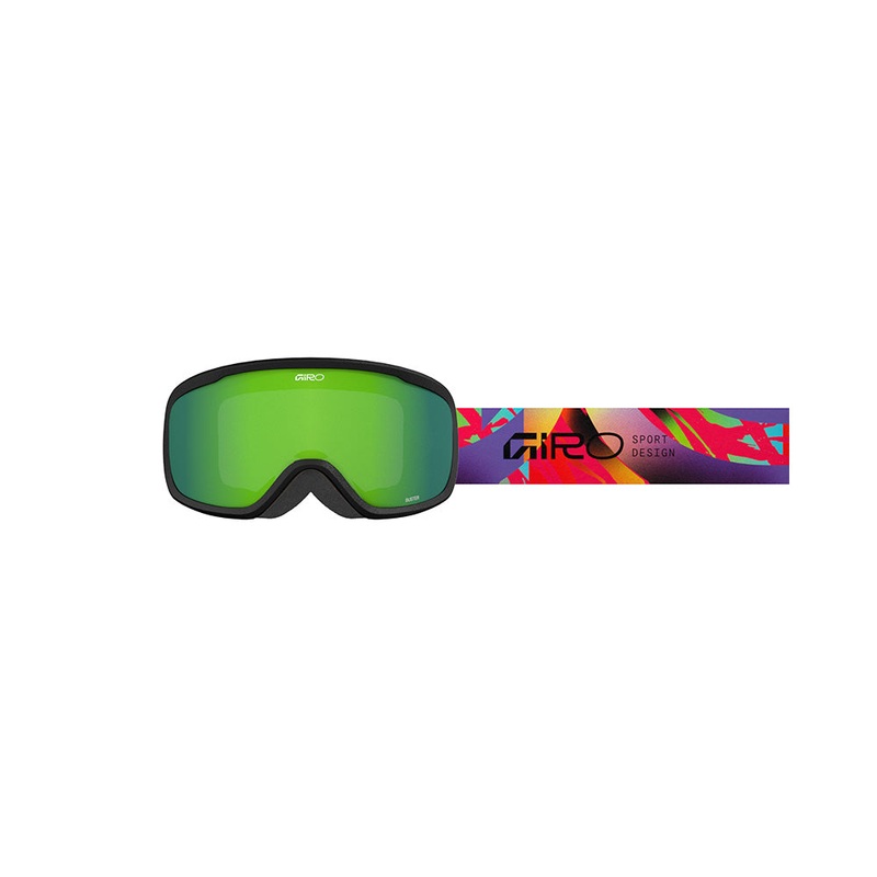 Giro Buster Kids Goggles 2026|Multicolor Flow with Loden Green|Pink Flow Amber Pink|Black Stacked Amber Scarlet|OS