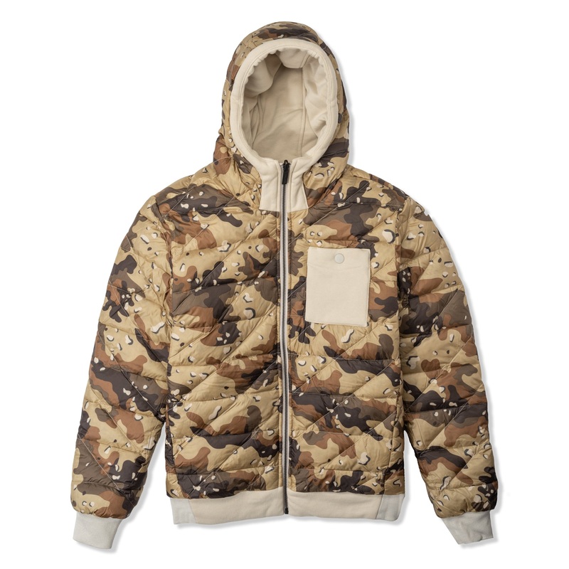 Reversible Down Hoodie 19/20|Neutral|S|M|L|XL