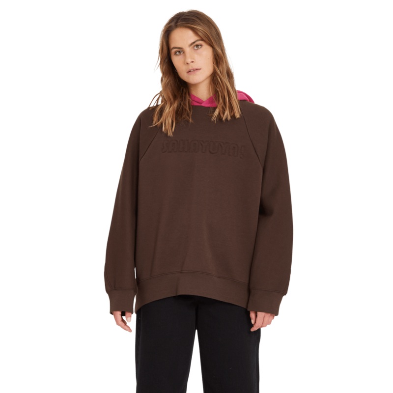 Volcom Weirdi Hoodie Dark Brown