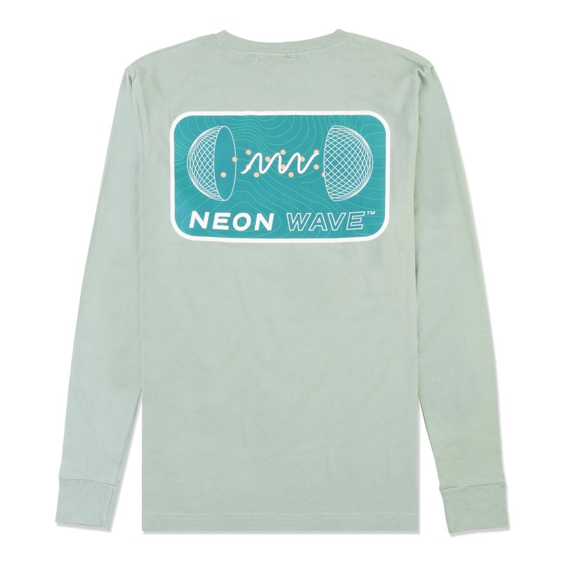 Patch Long Sleeve Tee|Green|XS|S|M|L|XL|XXL