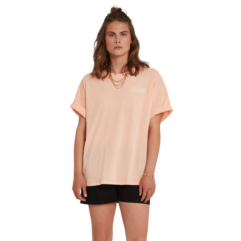 Camiseta de mujer Volcom Voltrip Tee Coral