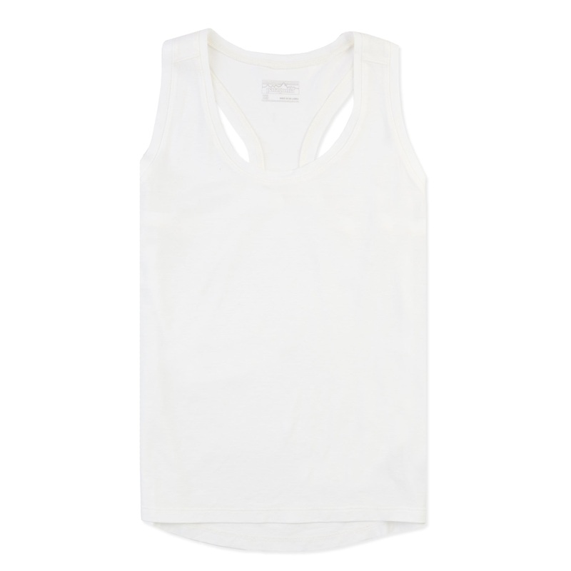 Women’s Side Currrent Tank|White|XS|S|M|L