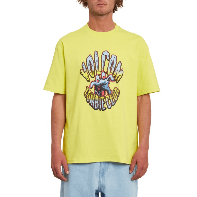 Volcom V-zombie Hands Lse Ss Limeade