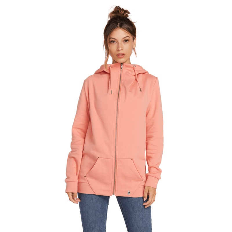 Volcom Walk On By Zip Flce Terra Cotta