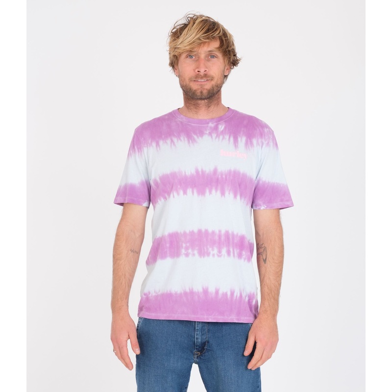 Camiseta Hurley Everyday washed Tie Dye Teal Tinted Heather