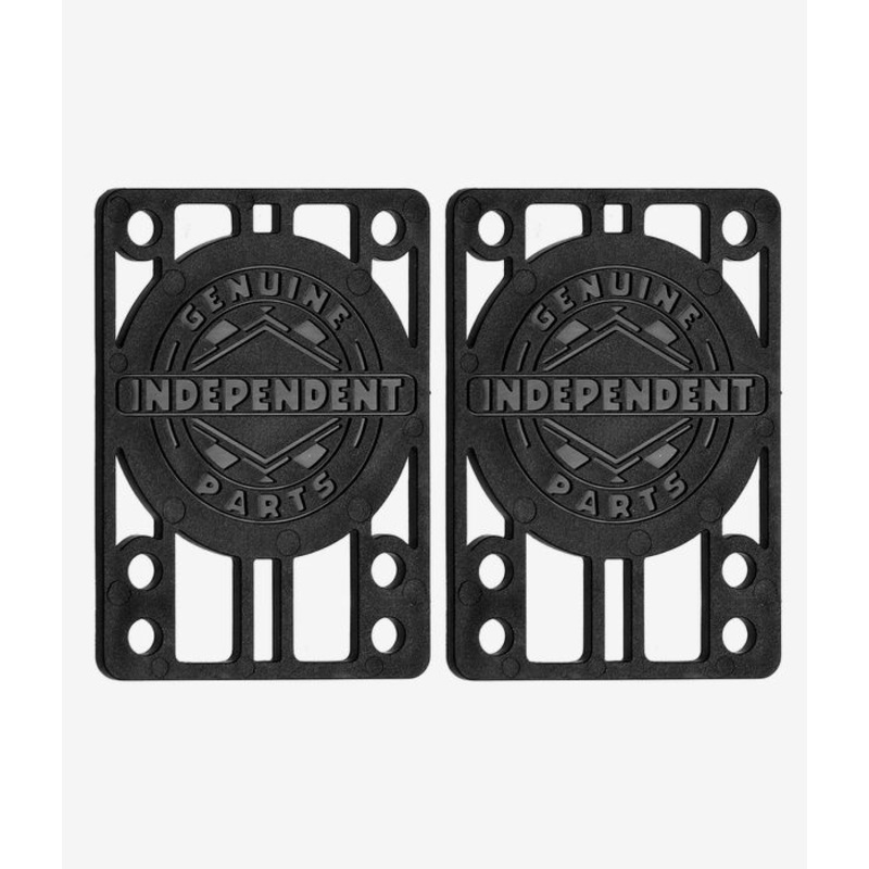 Independent 1/8 RISER PADS (ALL BLACK) PACK DE 2