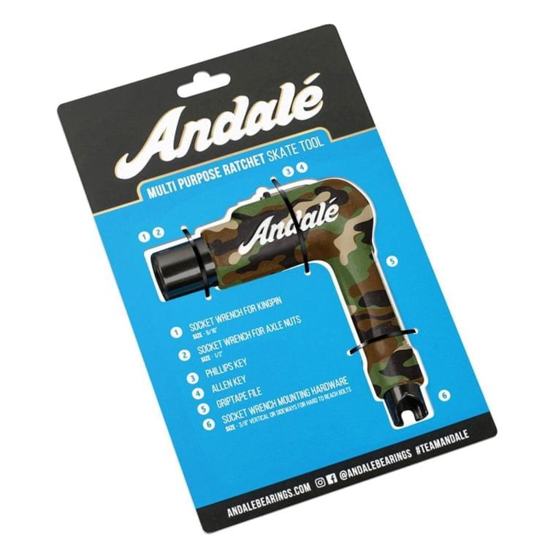 Andal Multi Purpose Ratchet Skate Tool Camo