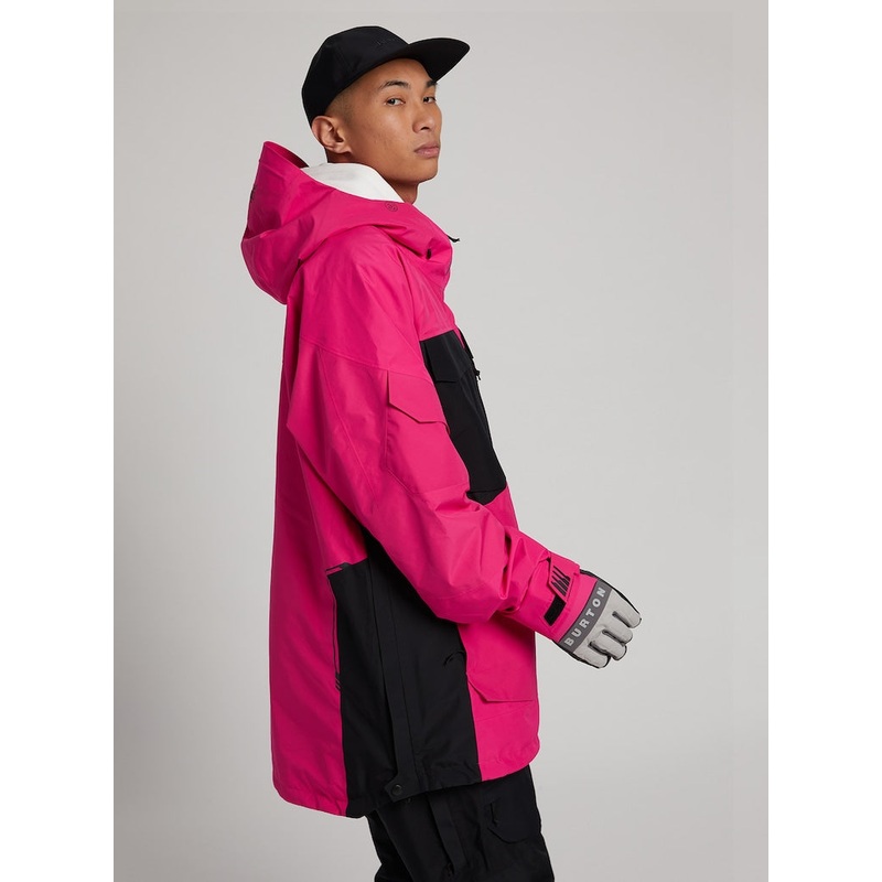 Burton Gore-tex Banshey Anorak Jacket Punchy Pink / True Black