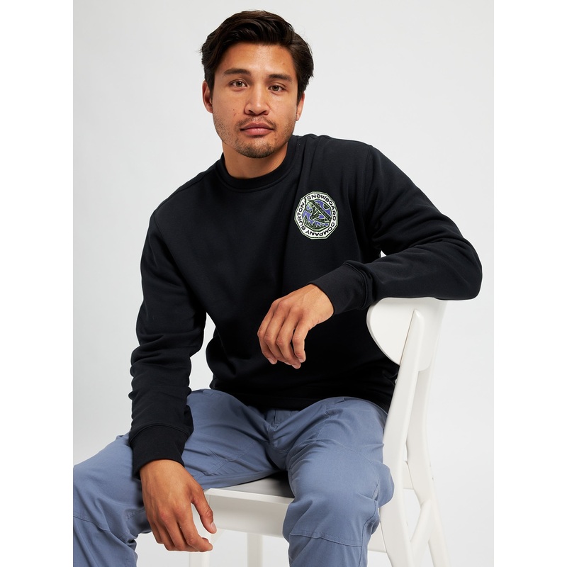 Burton snowboards Ledgewood crew Black