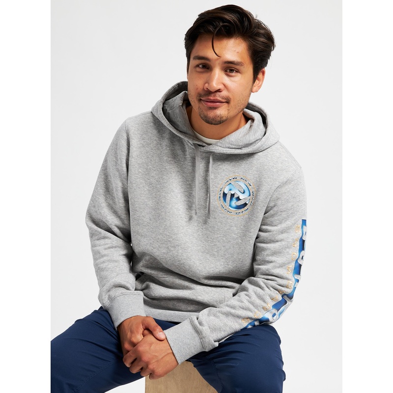 Sudadera Burton Staniford Pullover Fleece Gray Heather