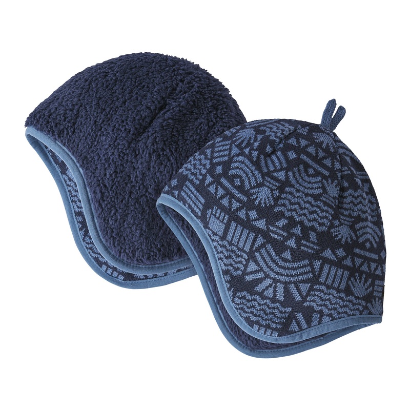 Baby Reversible Beanie|Blue|Pink|3/6M