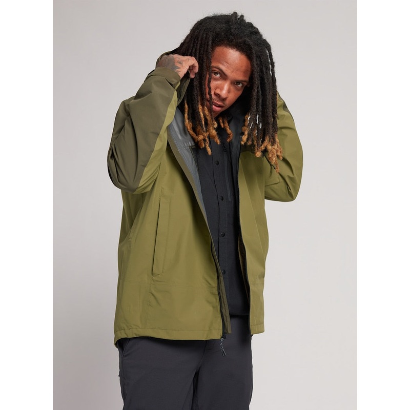 Burton Men’s Gore-tex Packrite Rain Jacket Keef / Martini