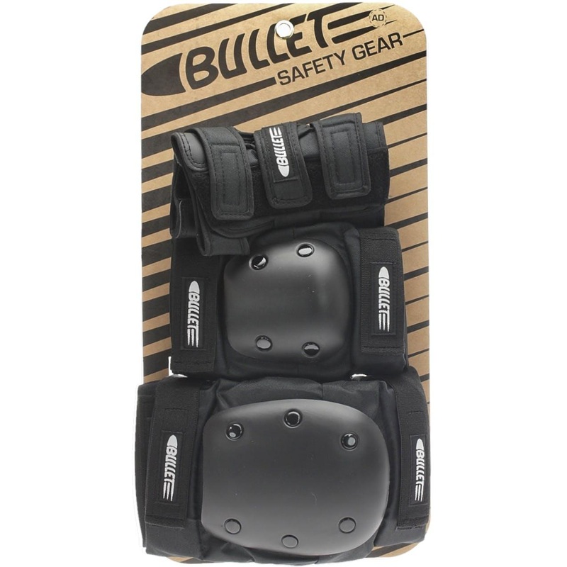 Protecciones Skate Bullet Set Junior Black