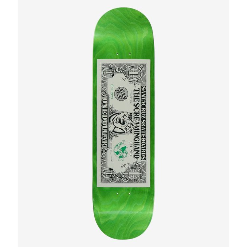 Tabla de Skate Santa Cruz Dollar Hand 8.25