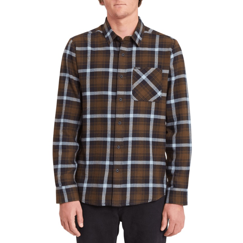 Volcom Caden Plaid Ls Wren|Green|XS|S|M|L|XL