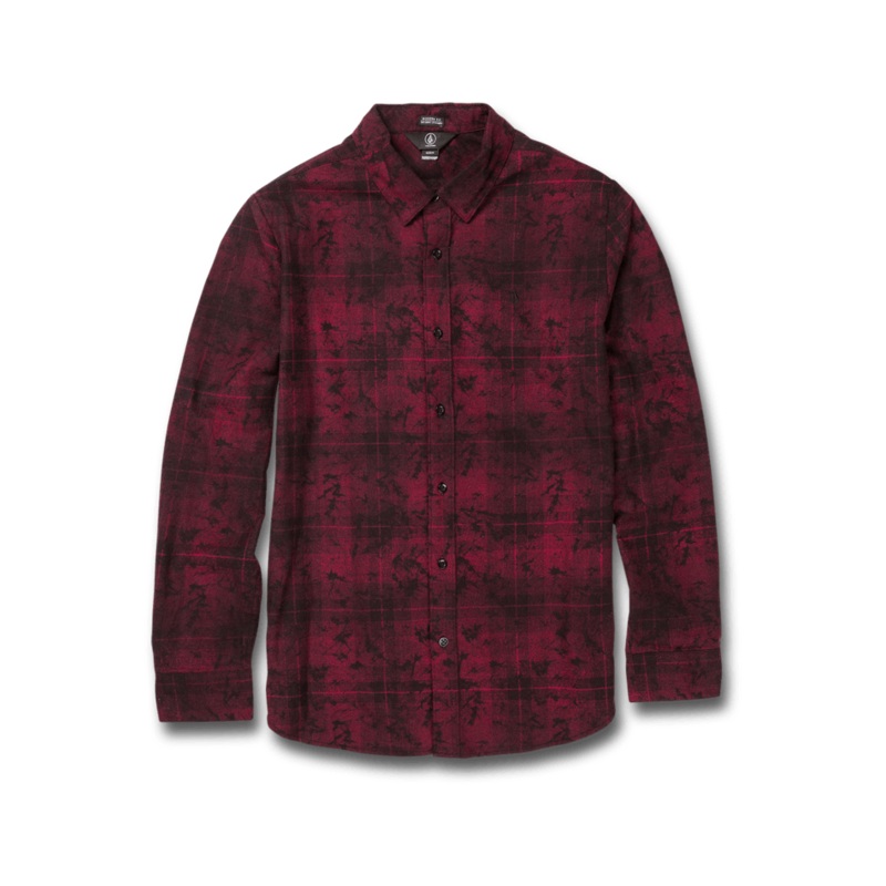 Volcom Office Party Ls|Red|XS|S|M|L|XL