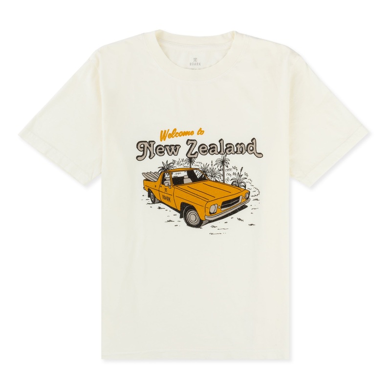 Women’s Welcome To NZ Tee|White|XS|S|M|L|XL