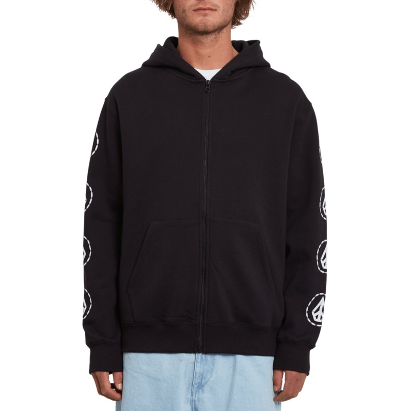 Volcom Extends Zip Fleece New Black