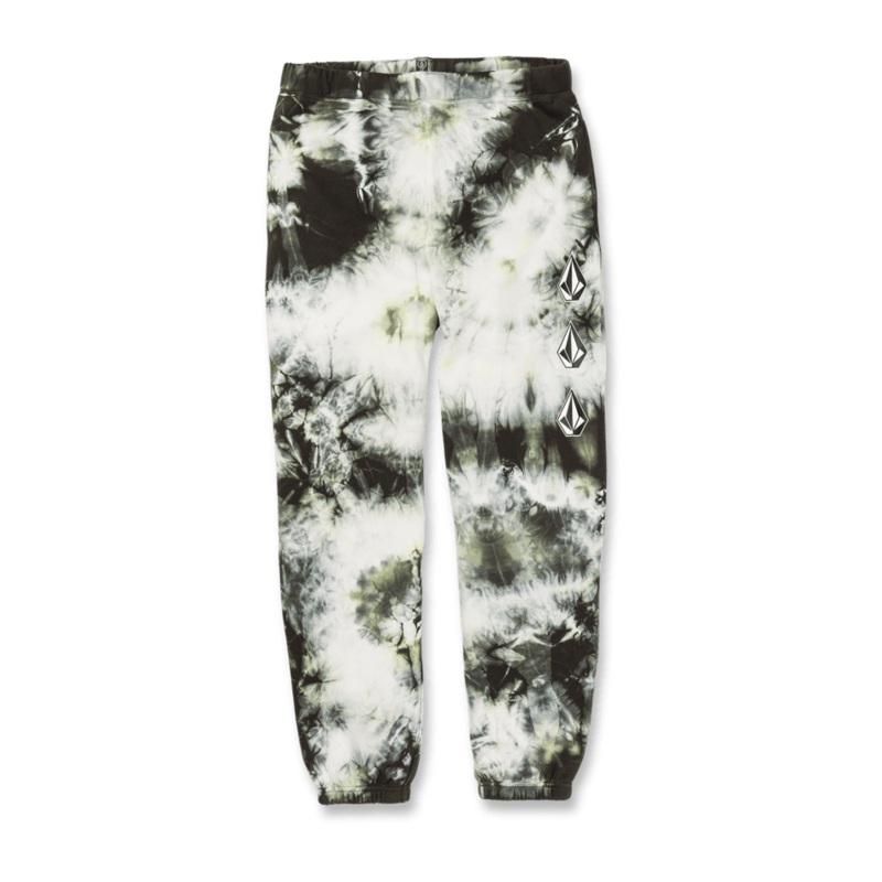 Volcom Iconic Stone Plus Fleece Pant Lime Tie Dye