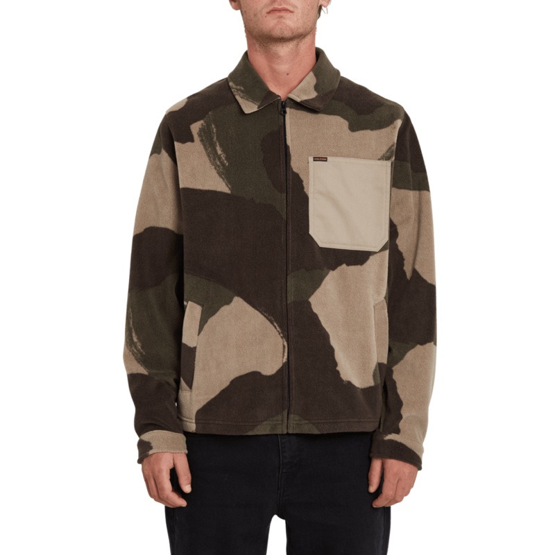 Volcom Imson Fleece Jacket|Camouflage|XS|S|M|L|XL