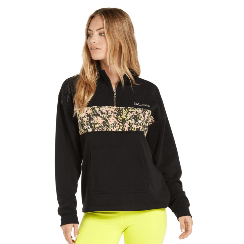 Volcom Stn Stackd Mock Neck|Black|XS|S|M|L|XL