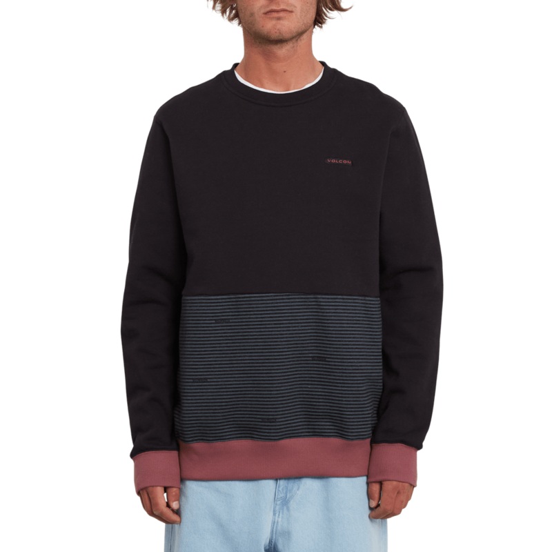 Volcom Forzee Crew Black|Black|XS|S|M|L|XL