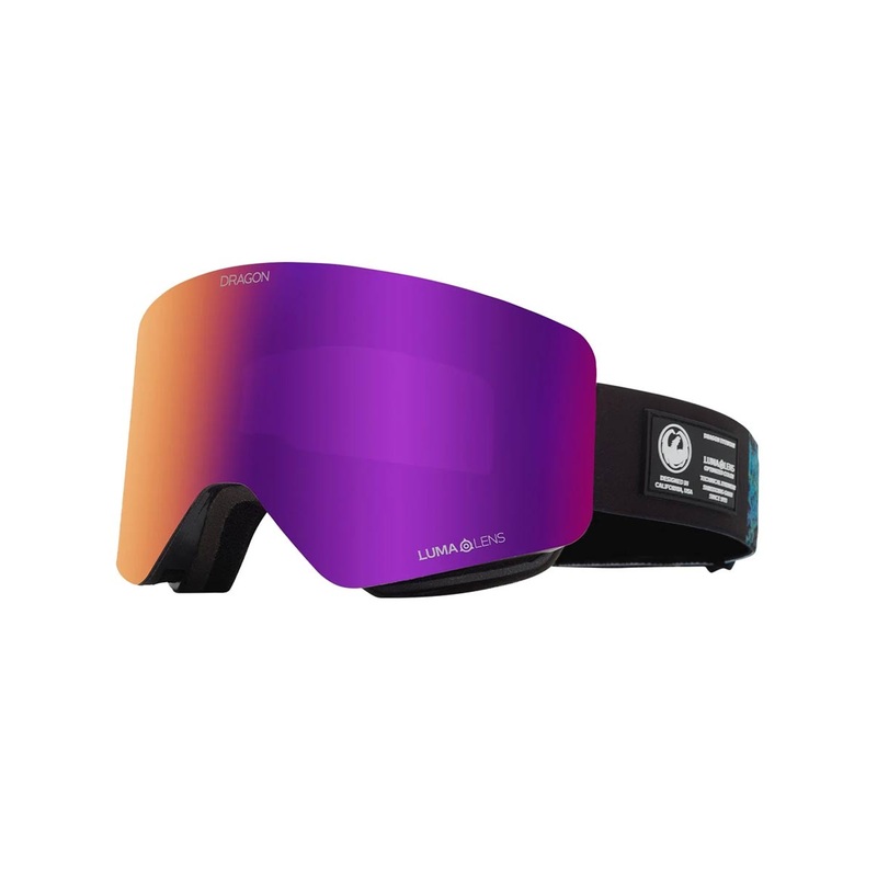 Dragon R1 OTG – Black Pearl Lumalens Purple Ionized & Lumalens Amber Lens