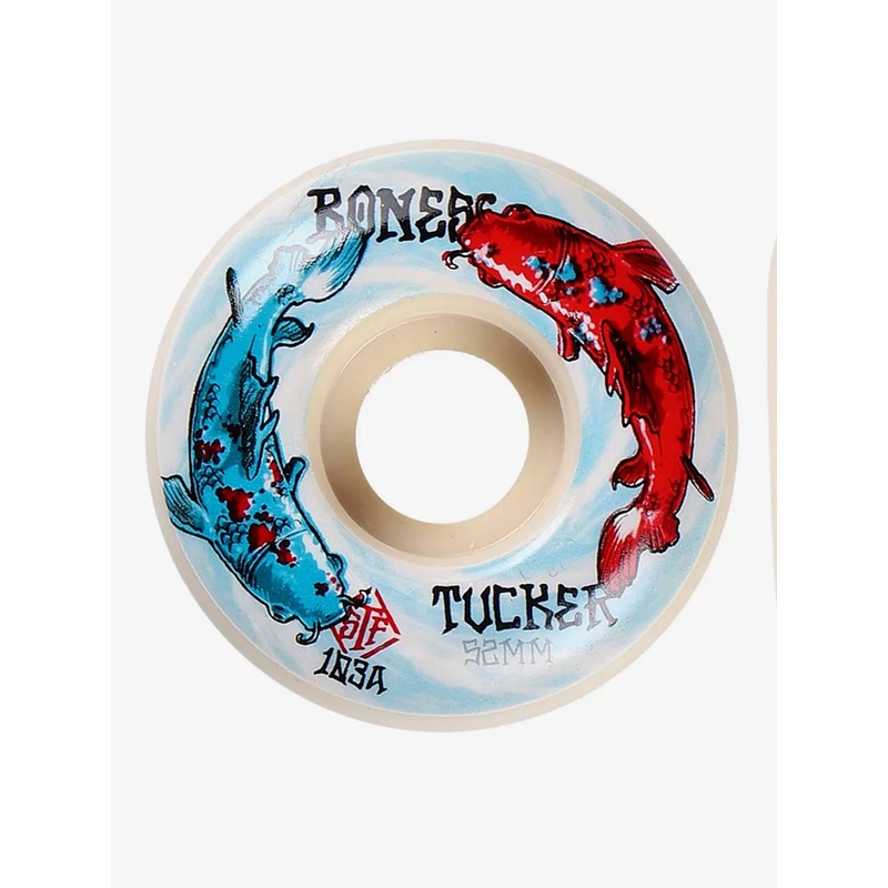 Ruedas de skate Bones STF Pro series Tucker Big Fish V1 103A