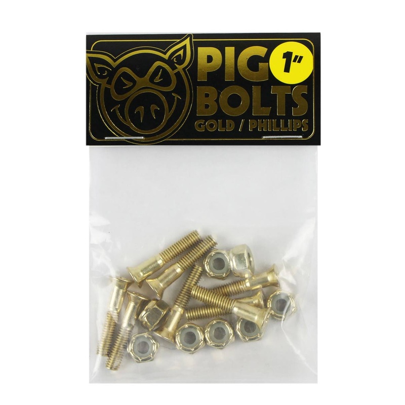 Tornillos de Skate Pig Bolts Gold Phillips 1