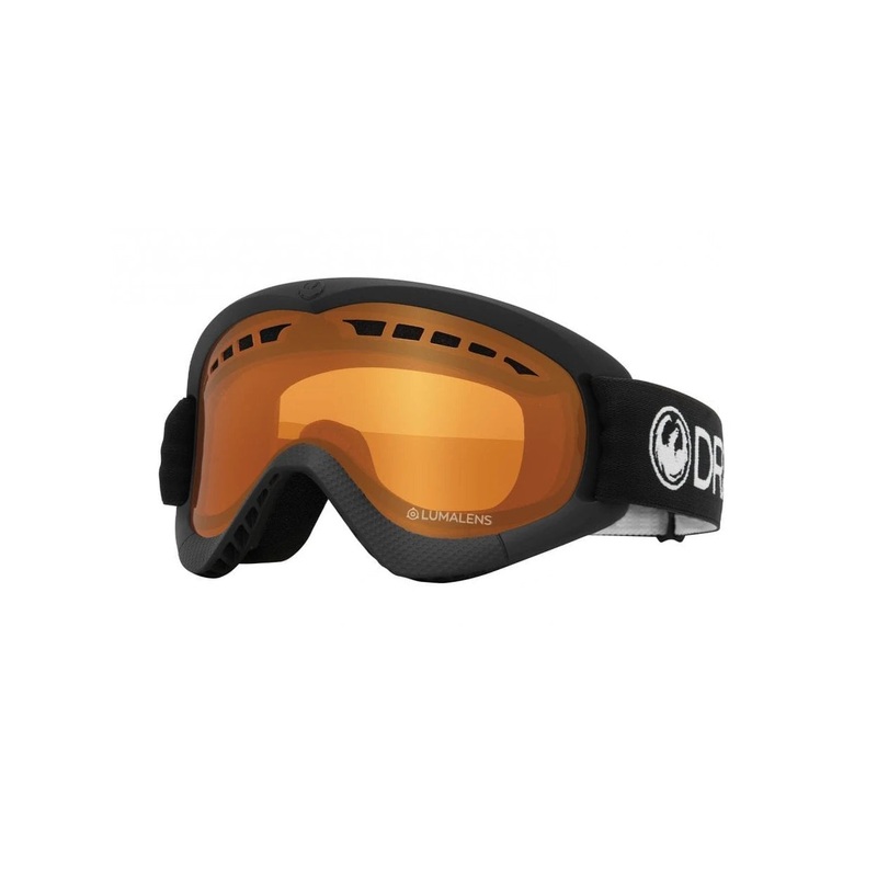 Dragon DXs – Black with Lumalens Amber Lens