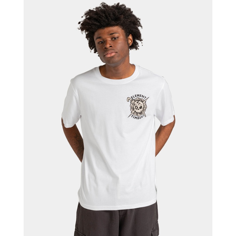 Camiseta Element Skateboards x Timber Summon Optic White