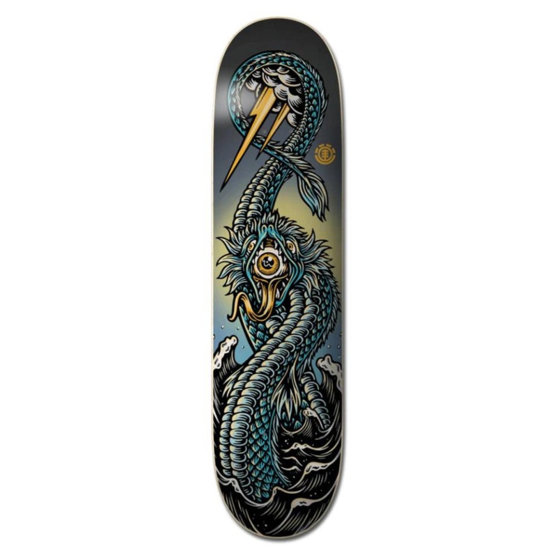 Tabla skate Element x Timber Flood Dragon 8.5