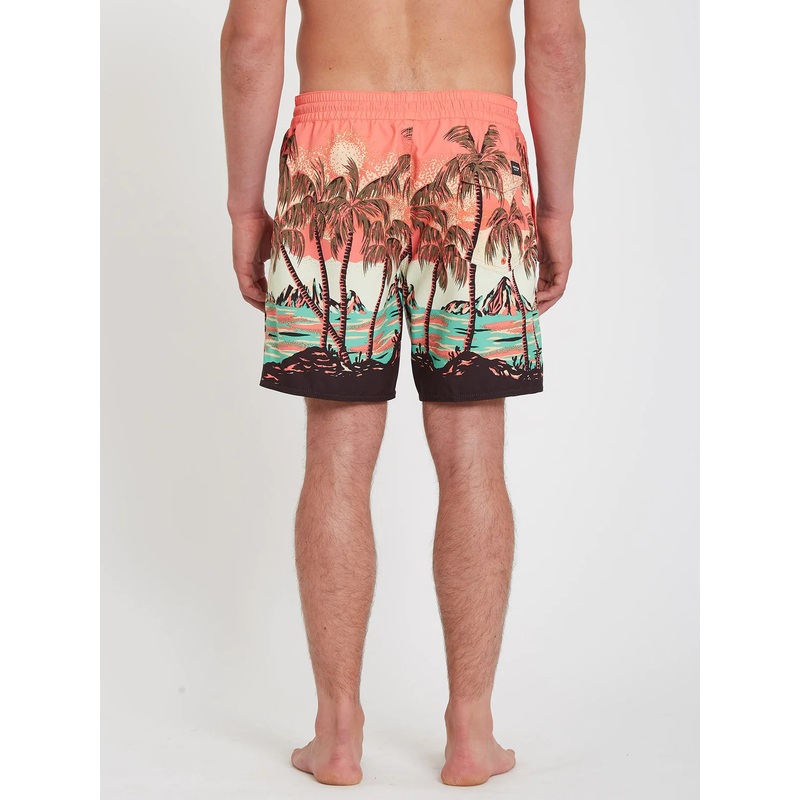 Baador Volcom Boardshort Novelty Trunk 17 Living Coral