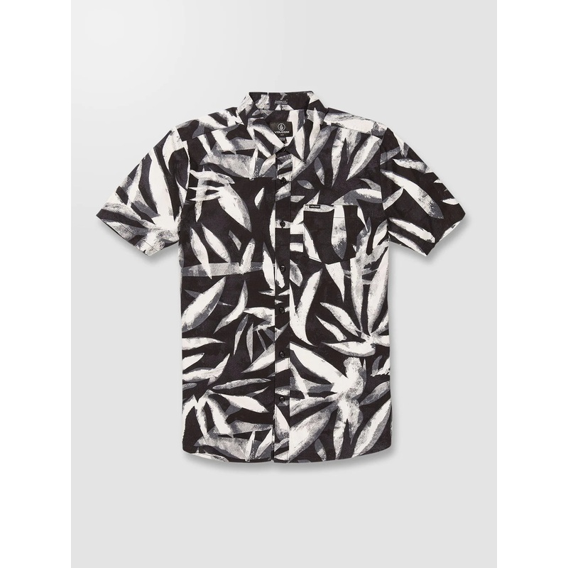 Camisa Volcom Echo Leaf SS Black