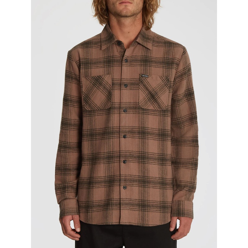 Camisa Volcom Tone Stone LS Doeskin