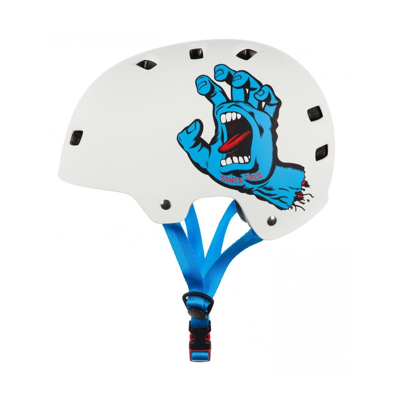 Casco Bullet x Santa Cruz Helmet Matt White