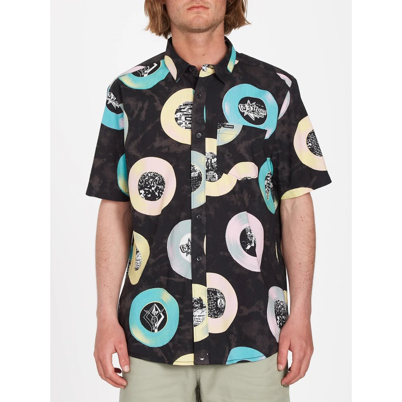Camisa Volcom V Entertainment LP Woven Black