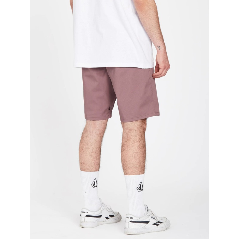 Volcom Frickin Modern Stretch Shorts 19 Bordeaux Brown