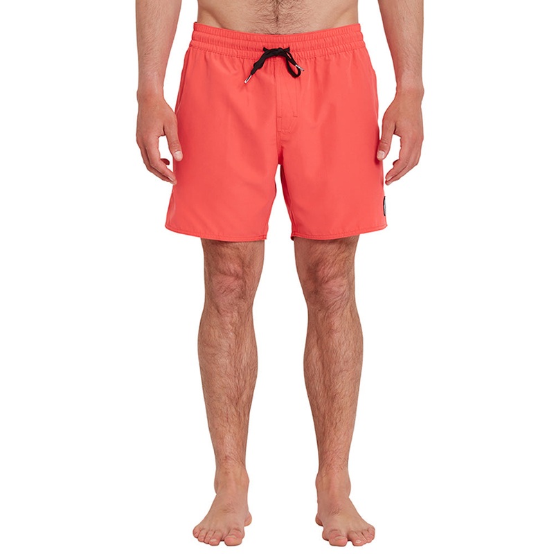 Baador Volcom boardshort Lido Solid Trunk 16 Cayenne