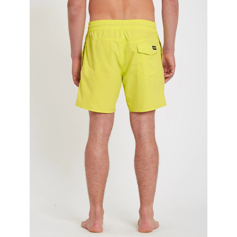 Baador Volcom boardshort Lido Solid Trunk 16 Limeade