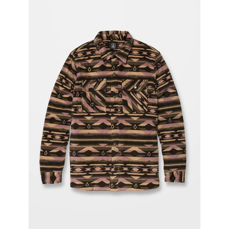 Volcom Bowered Fleece Ls Military