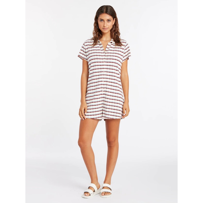 Mono Volcom Coco Ho Romper Star White