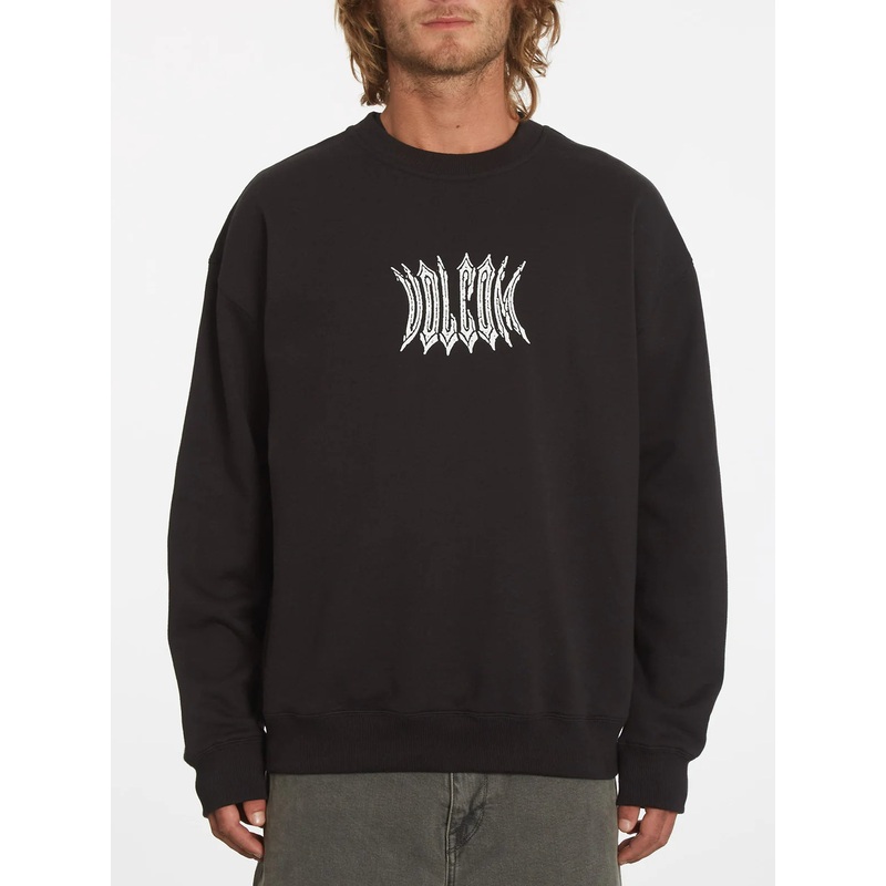 Sudadera Volcom Skate Vitals Crew Black